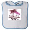 Infant Contrast Trim Terry Bib Thumbnail