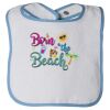 Infant Contrast Trim Terry Bib Thumbnail
