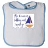 Infant Contrast Trim Terry Bib Thumbnail