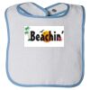 Infant Contrast Trim Terry Bib Thumbnail