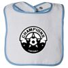 Infant Contrast Trim Terry Bib Thumbnail