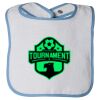 Infant Contrast Trim Terry Bib Thumbnail
