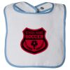 Infant Contrast Trim Terry Bib Thumbnail