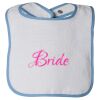Infant Contrast Trim Terry Bib Thumbnail