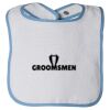 Infant Contrast Trim Terry Bib Thumbnail
