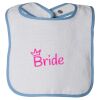 Infant Contrast Trim Terry Bib Thumbnail