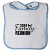 Infant Contrast Trim Terry Bib Thumbnail