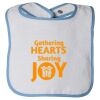 Infant Contrast Trim Terry Bib Thumbnail
