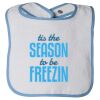 Infant Contrast Trim Terry Bib Thumbnail