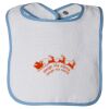 Infant Contrast Trim Terry Bib Thumbnail