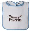 Infant Contrast Trim Terry Bib Thumbnail