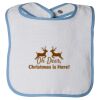 Infant Contrast Trim Terry Bib Thumbnail
