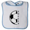 Infant Contrast Trim Terry Bib Thumbnail