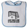 Infant Contrast Trim Terry Bib Thumbnail