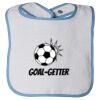 Infant Contrast Trim Terry Bib Thumbnail