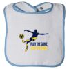 Infant Contrast Trim Terry Bib Thumbnail