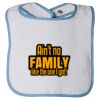 Infant Contrast Trim Terry Bib Thumbnail