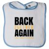 Infant Contrast Trim Terry Bib Thumbnail