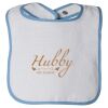 Infant Contrast Trim Terry Bib Thumbnail