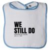 Infant Contrast Trim Terry Bib Thumbnail