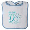 Infant Contrast Trim Terry Bib Thumbnail