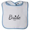 Infant Contrast Trim Terry Bib Thumbnail
