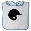 Infant Contrast Trim Terry Bib Thumbnail