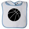 Infant Contrast Trim Terry Bib Thumbnail