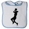 Infant Contrast Trim Terry Bib Thumbnail