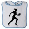 Infant Contrast Trim Terry Bib Thumbnail