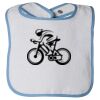 Infant Contrast Trim Terry Bib Thumbnail