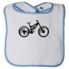 Infant Contrast Trim Terry Bib Thumbnail