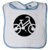 Infant Contrast Trim Terry Bib Thumbnail