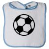 Infant Contrast Trim Terry Bib Thumbnail