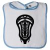 Infant Contrast Trim Terry Bib Thumbnail