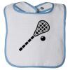 Infant Contrast Trim Terry Bib Thumbnail