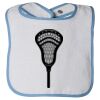 Infant Contrast Trim Terry Bib Thumbnail
