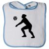 Infant Contrast Trim Terry Bib Thumbnail