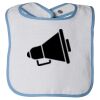 Infant Contrast Trim Terry Bib Thumbnail