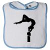 Infant Contrast Trim Terry Bib Thumbnail