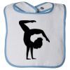 Infant Contrast Trim Terry Bib Thumbnail