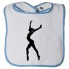 Infant Contrast Trim Terry Bib Thumbnail