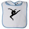 Infant Contrast Trim Terry Bib Thumbnail