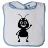 Infant Contrast Trim Terry Bib Thumbnail