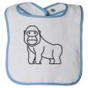 Infant Contrast Trim Terry Bib Thumbnail