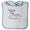 Infant Contrast Trim Terry Bib Thumbnail