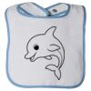 Infant Contrast Trim Terry Bib Thumbnail