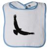 Infant Contrast Trim Terry Bib Thumbnail