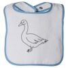Infant Contrast Trim Terry Bib Thumbnail