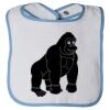 Infant Contrast Trim Terry Bib Thumbnail
